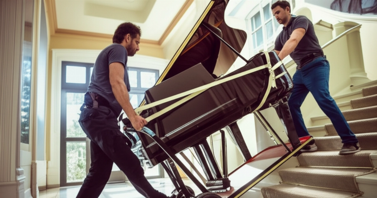 Carro de transporte de piano