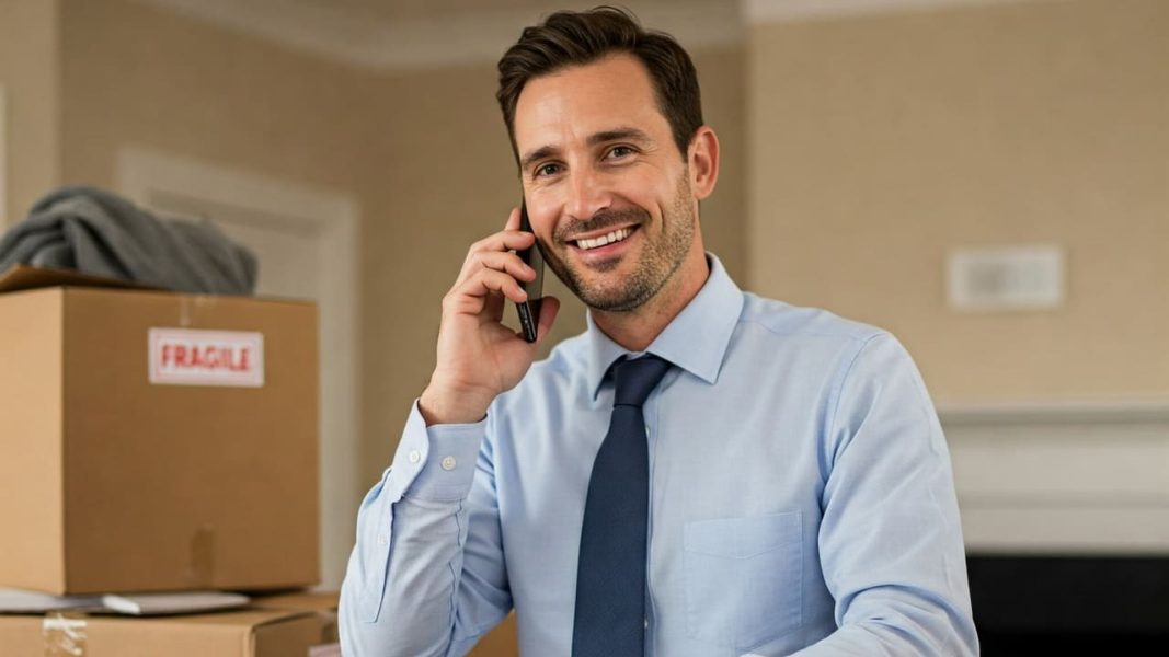 Cliente satisfecho organizando sus mudanzas con nuestra empresa