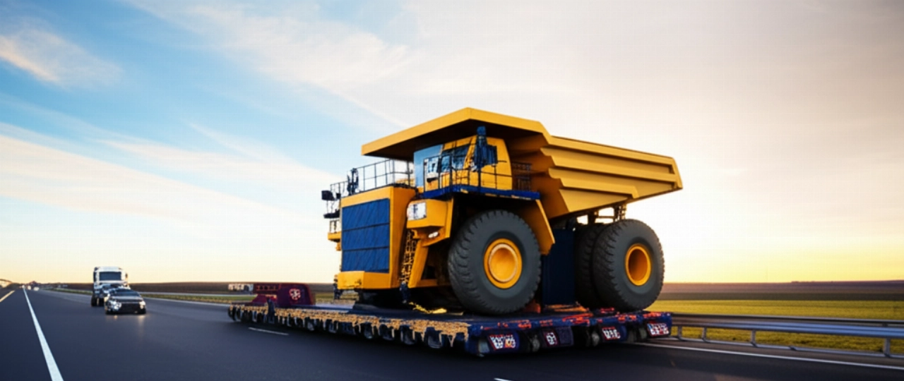 Transporte de maquinaria industrial